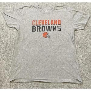 Cleveland Browns Fanatics Men's XL Shirt Grey Short Sleeve Graphic Tee